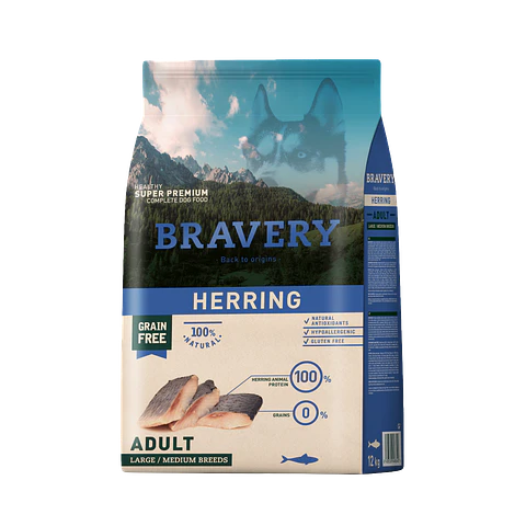 Bravery Perro Adult large/medium Herring