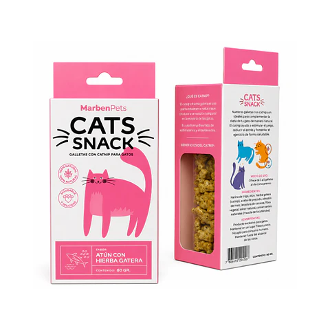 Cats Snack Galletas de Atún con Hierba Gatera 80 gr