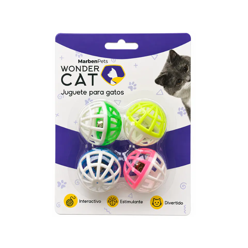 Set 4 Pelotas Plásticas 1