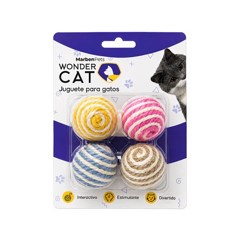 Set 4 Pelotas de Cuerda