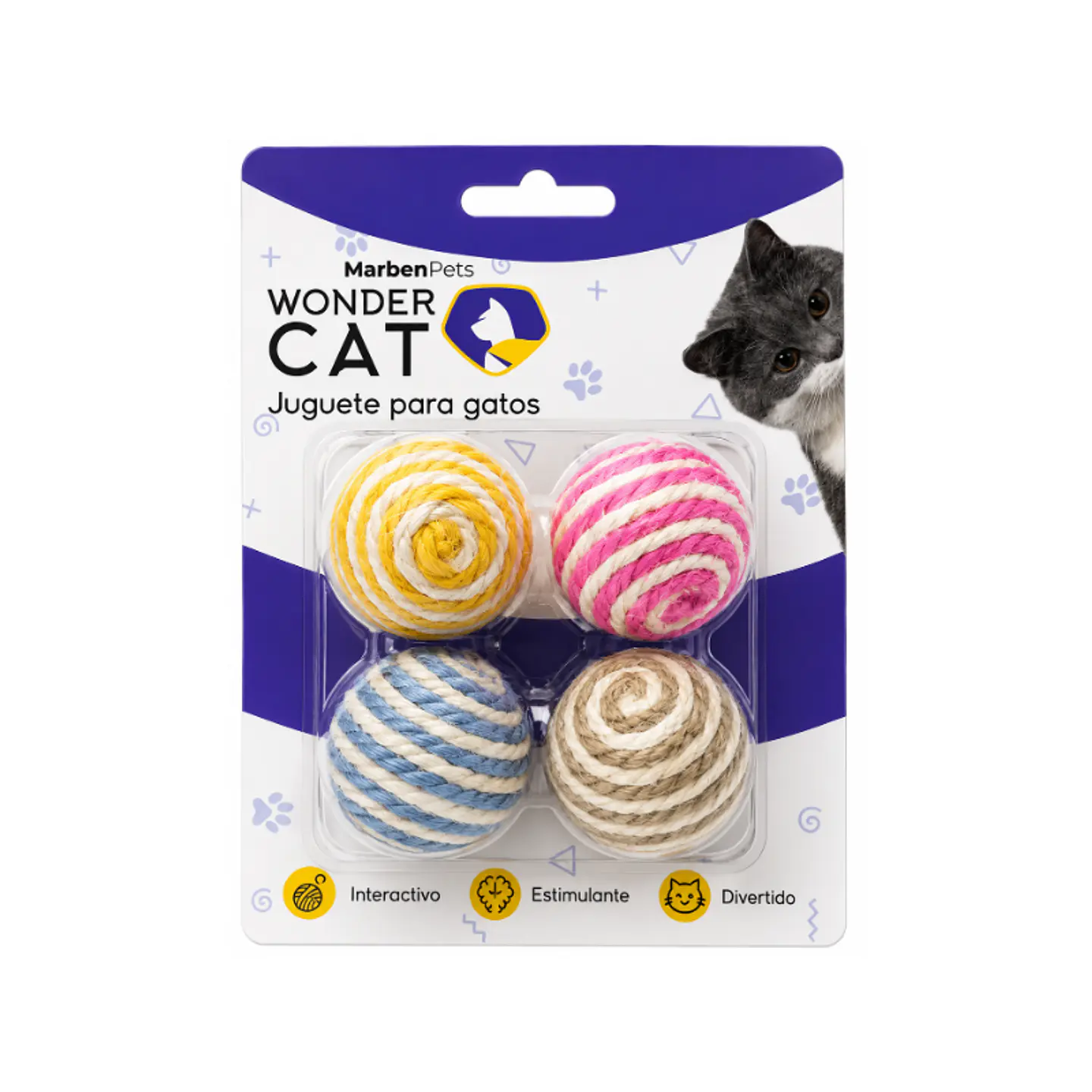 Set 4 Pelotas de Cuerda 1