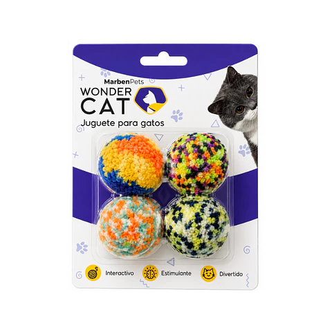 Set 4 Pelotas de Lana
