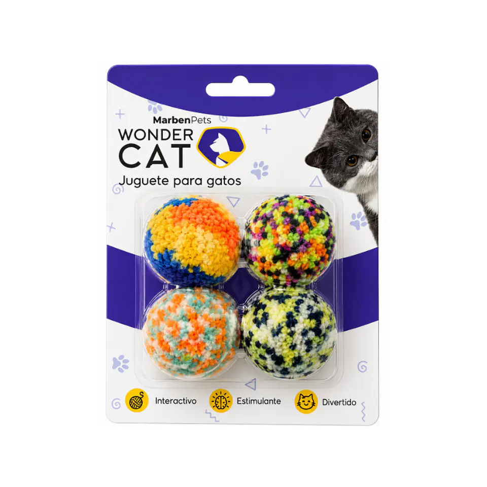 Set 4 Pelotas de Lana 1