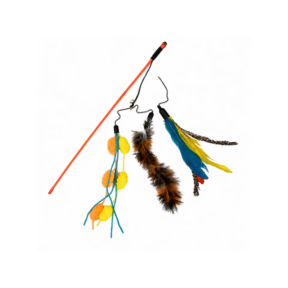 Varita Plumas y Pompones 1