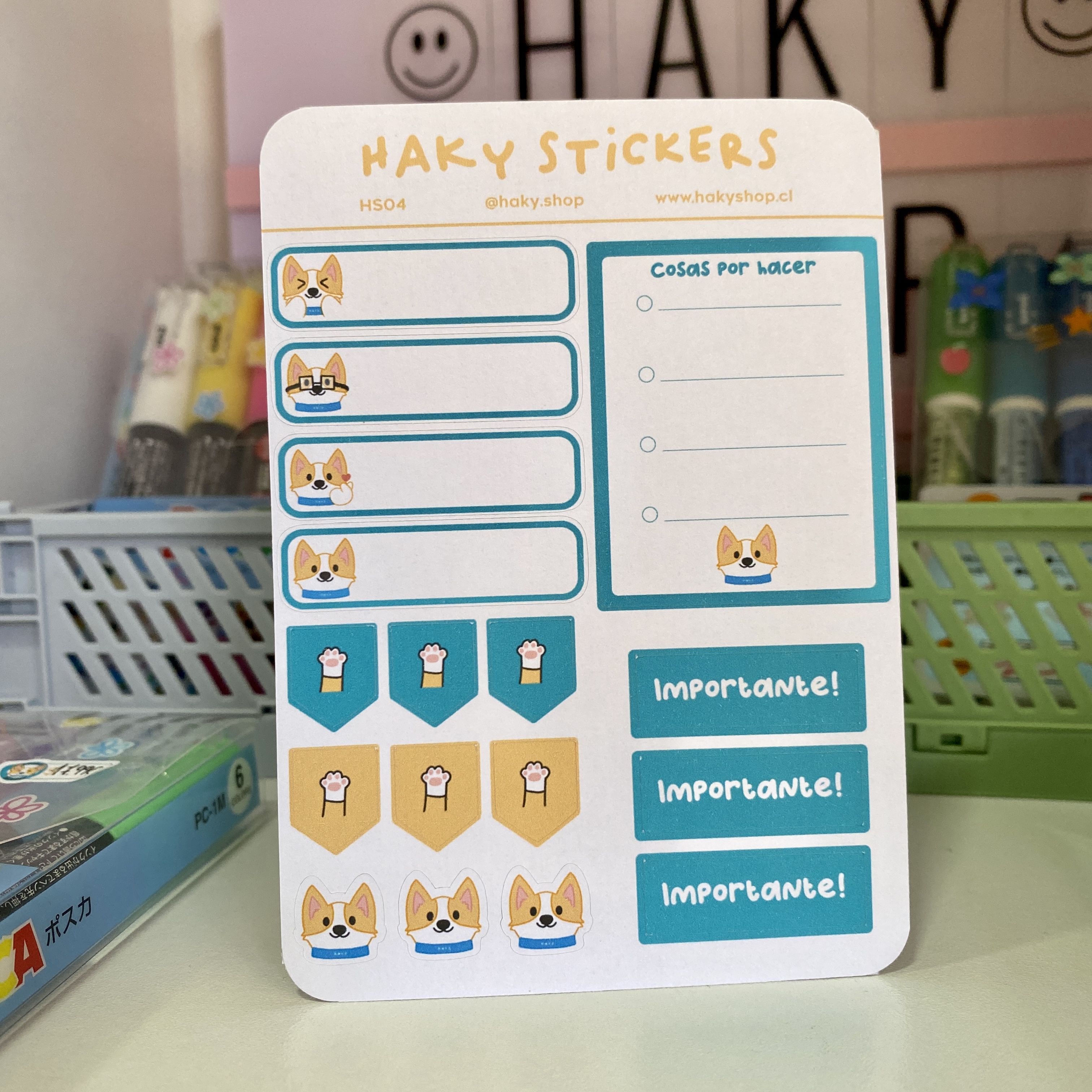 Lamina de Stickers "Haky Planner"