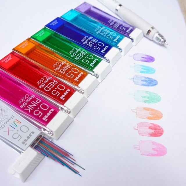 minas 0.5 hb uni nano dia colores - blue