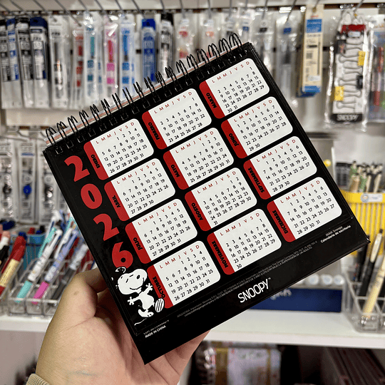 Calendario de escritorio 2026 Mooving de Snoopy