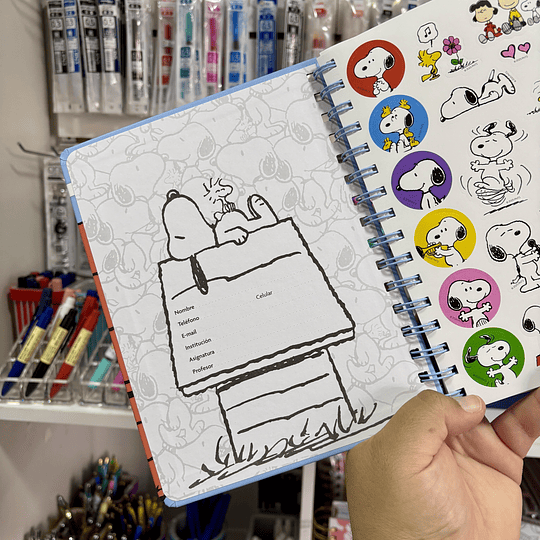 Libreta anillada A5 Mooving Snoopy