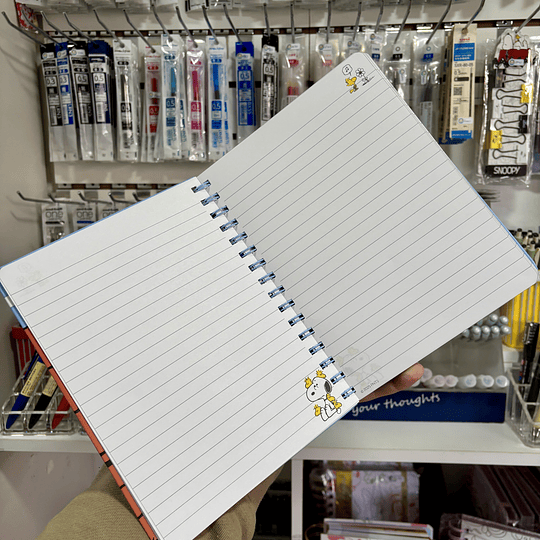 Libreta anillada A5 Mooving Snoopy