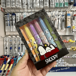 Set de Destacadores Borrables Snoopy - Mooving