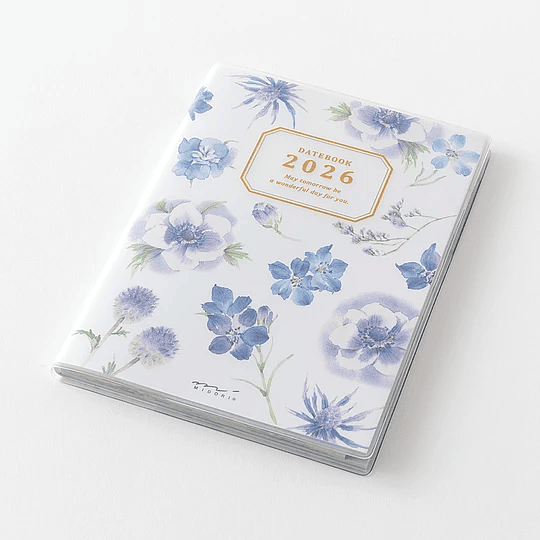 Agenda Midori  2026 Pocket (A6) Country Time Flower