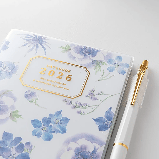 Agenda Midori  2026 Pocket (A6) Country Time Flower