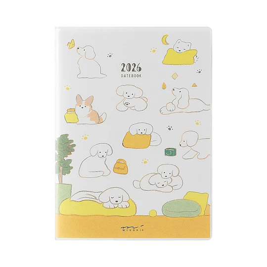 Agenda Midori 2026 Pocket (A6) Dog