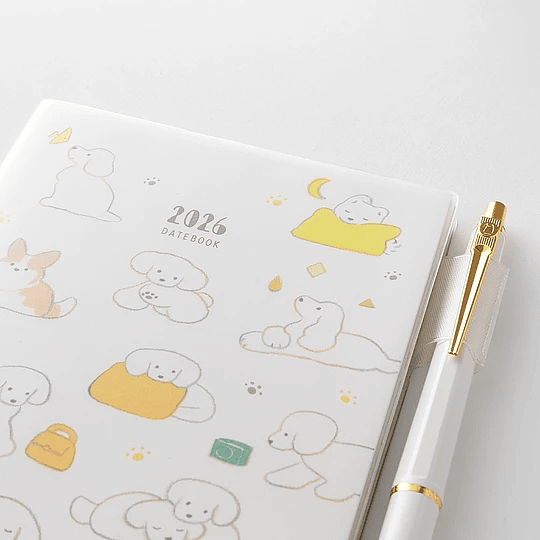 Agenda Midori 2026 Pocket (A6) Dog