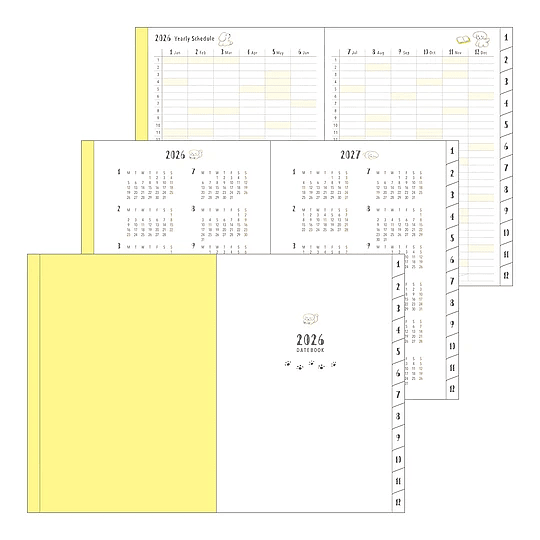 Agenda Midori 2026 Pocket (A6) Dog