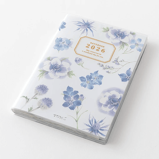 Agenda Midori 2026 Pocket (B6) Country Time Flower