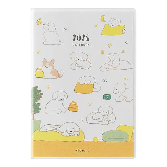 Agenda Midori 2026 Pocket (B6) Dog
