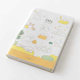 Agenda Midori 2026 Pocket (B6) Dog