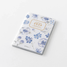 Agenda Midori 2026 Pocket (Mini) Country Time Flower
