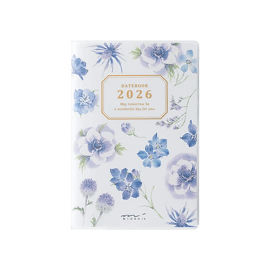 Agenda Midori 2026 Pocket (Mini) Country Time Flower