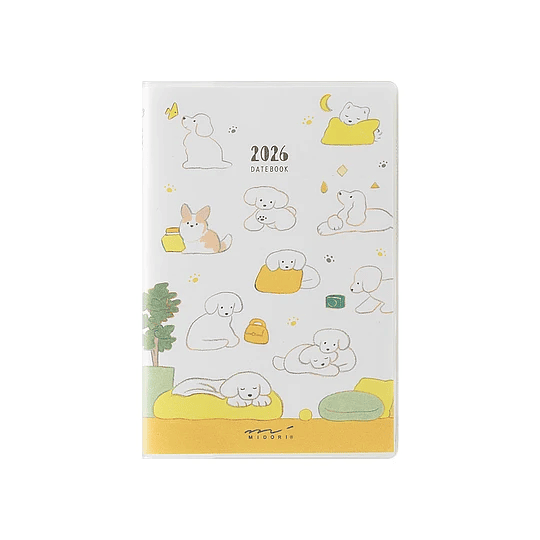 Agenda Midori 2026 Pocket (Mini) Dog