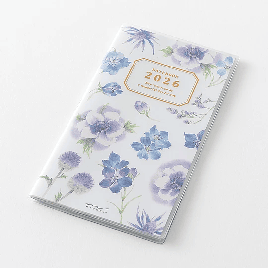 Agenda Midori 2026 Pocket (Slim) Country Time Flower