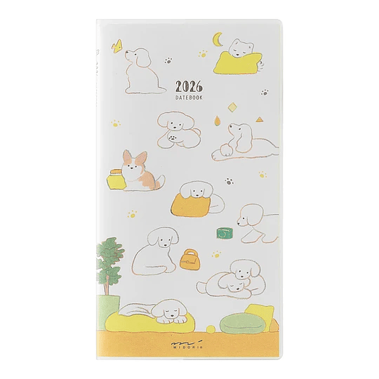 Agenda Midori 2026 Pocket (Slim) Dog