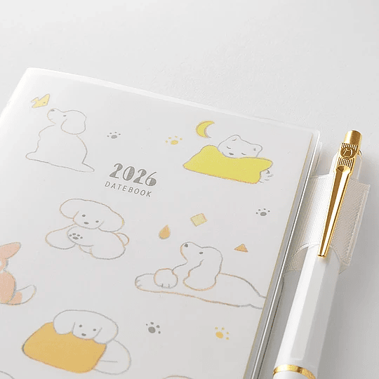 Agenda Midori 2026 Pocket (Slim) Dog