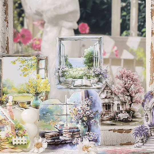 Stickers Florales Elegant Home Breeze