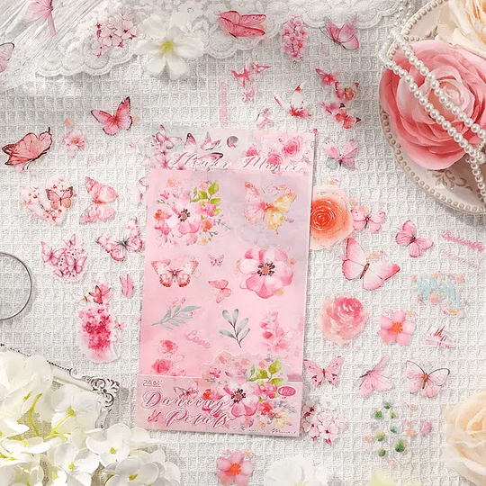 Stickers Flower Music