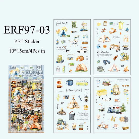 Stickers Escena de Pastelería