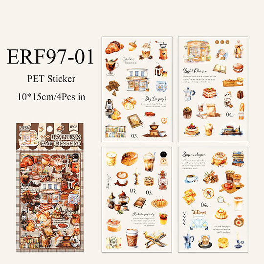 Stickers Escena de Pastelería