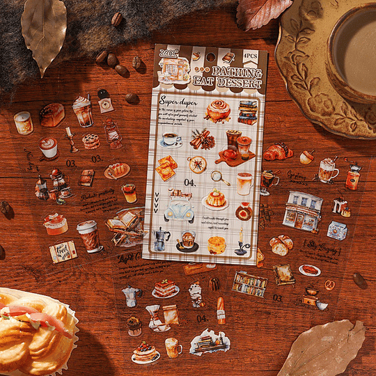 Stickers Escena de Pastelería