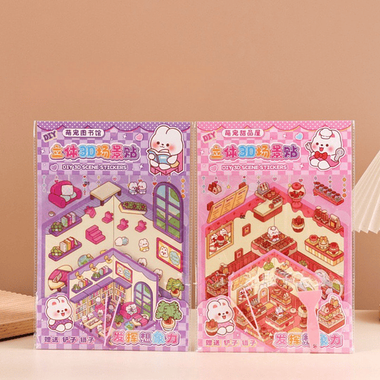 Kit para armar escenarios de animalitos