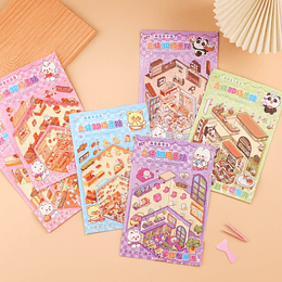 Kit para armar escenarios de animalitos