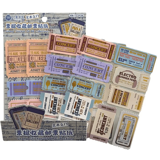 Stickers de Tickets Vintage