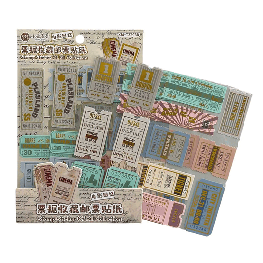 Stickers de Tickets Vintage
