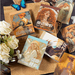 Mini Libreta de Stickers de Fantasía