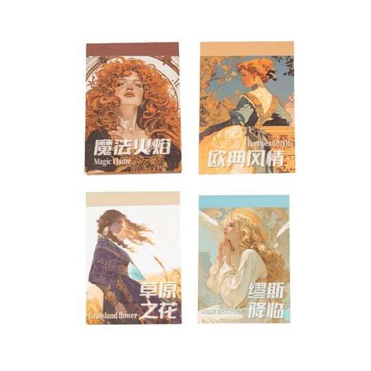 Mini Libreta de Stickers de Fantasía