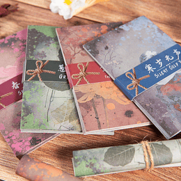 Set de hojas de papel estilo oriental