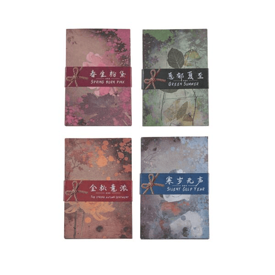 Set de hojas de papel estilo oriental