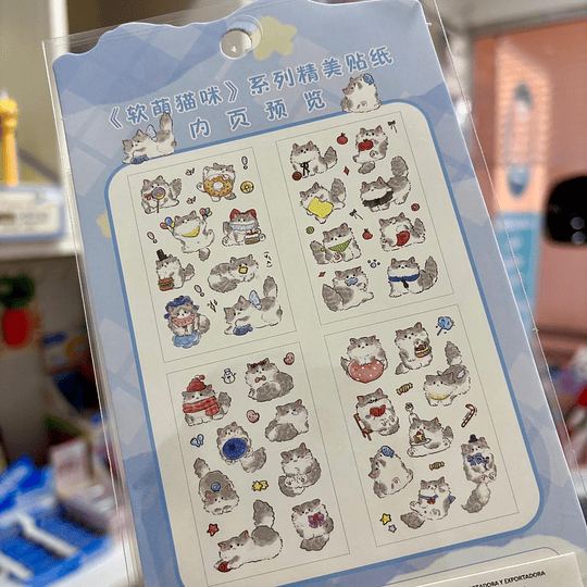 Set de stickers de gatitos