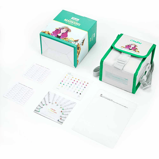 [RESERVA] Ohuhu 48 Marcadores de Alcohol + Blender, Serie Honolulu