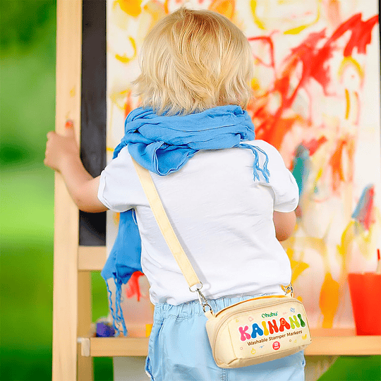 Ohuhu Kainani 12 Marcadores Lavables con timbres, plumones a base de agua