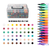 MIYA - Marcadores Acrílicos Maleta de 48 colores