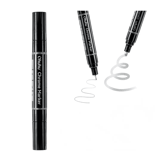 Ohuhu Marcador Permanente Cromado