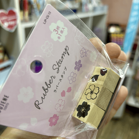 Set de timbres Flor de Sakura