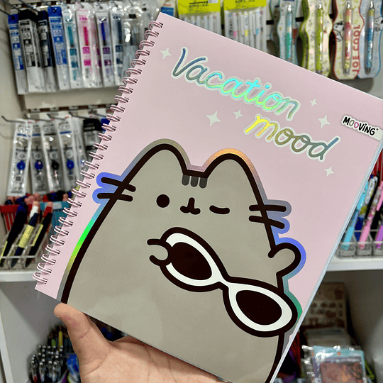 Cuadernos Universitarios Mooving Pusheen