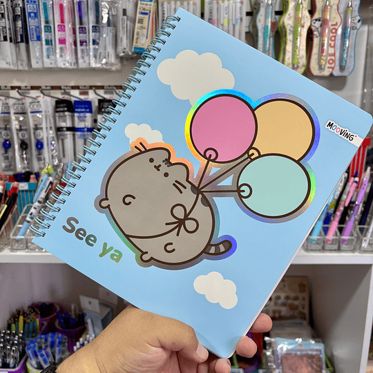Cuadernos Universitarios Mooving Pusheen
