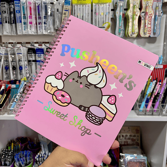 Cuadernos Universitarios Mooving Pusheen